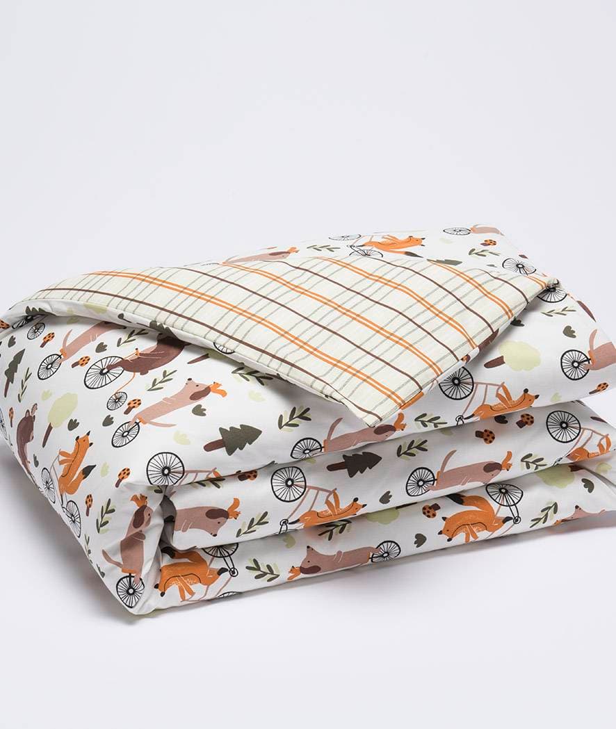 Parure de lit Foret a Bicyclette
