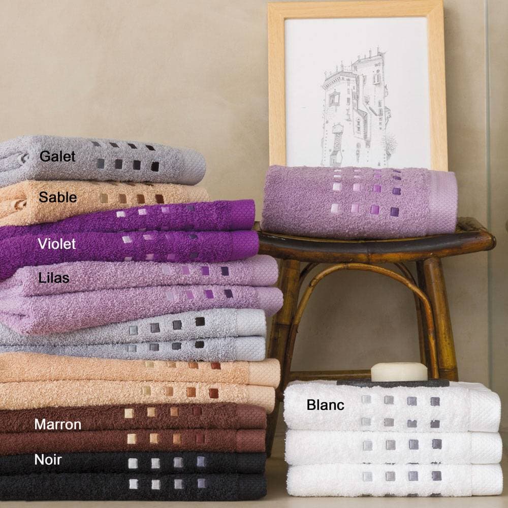 Drap de douche Pure Squares (13 coloris)