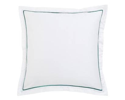 Taie d’oreiller & traversin Breteuil Blanc/Vert