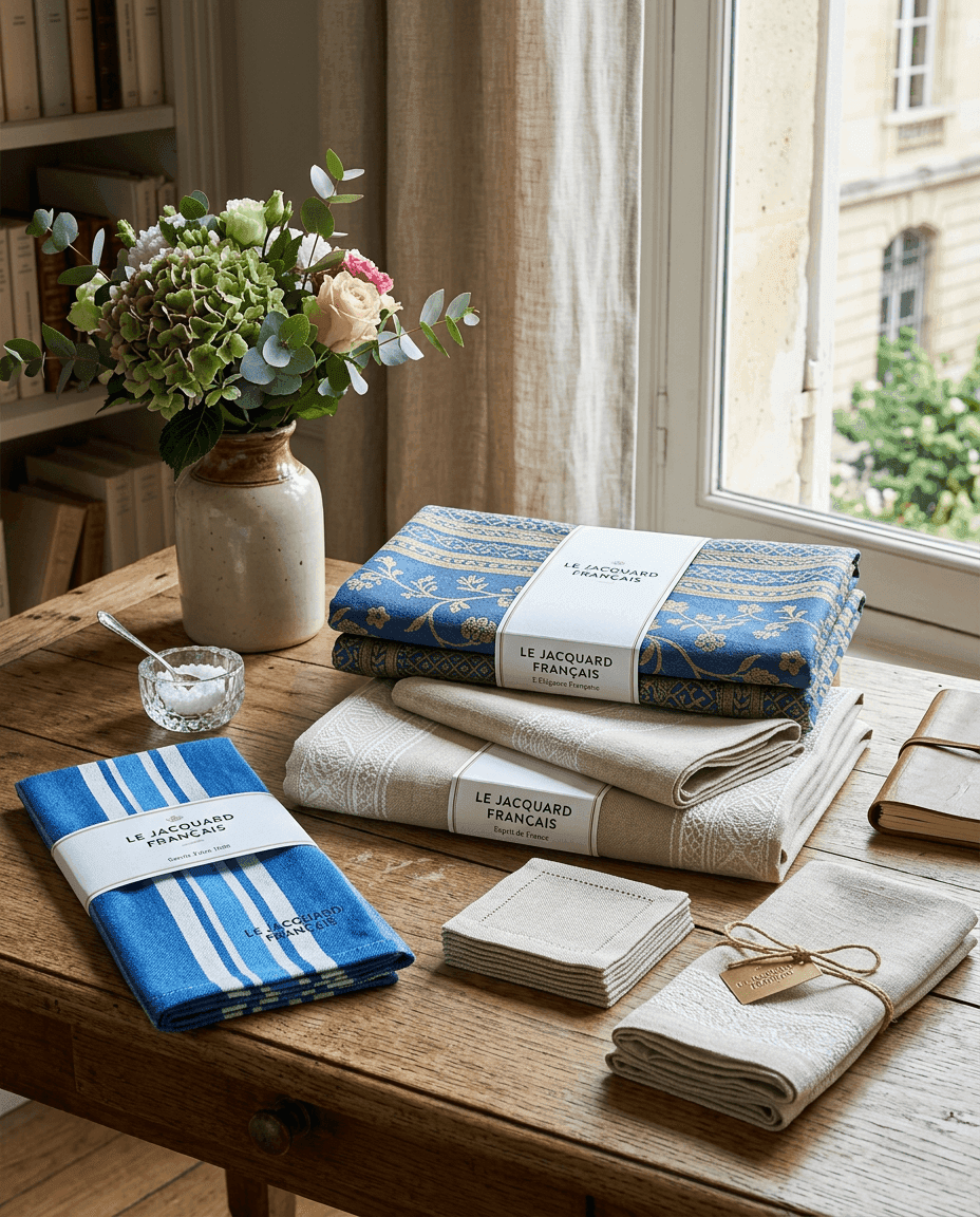 Le Jacquard Français : L'excellence du tissage entre tradition et modernité — Rubrique Gauche